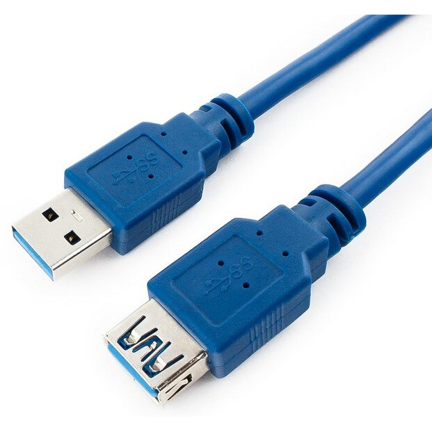 Кабель удлинительный USB A (M) - USB A (F), 1.8м, Gembird CCP-USB3.0-AMAF-6