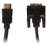 Кабель HDMI - DVI, 1.8м, Delux KDDVI5002-1.8M