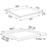 Индукционная варочная панель Franke FSM 653 I D BK (108.0606.109)