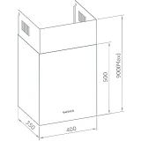 Вытяжка Weissgauff BOX 40 PB Inox (433586)