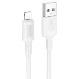 Кабель USB - Lightning, 1м, Borofone BX111 White (6941991115059)