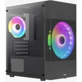 ..... Корпус AeroCool Atomic Lite-G-BK-v2 Black (0642), Б/У, царапина на стекле (EN58603)