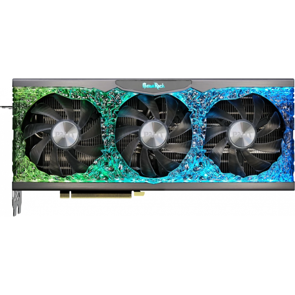 ..... Видеокарта RTX 3070 Ti Palit GameRock OC 8Gb (NED307TT19P2-1047G) OEM (8389), из ремонта