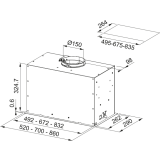 Вытяжка Franke Box FBFP BK MATT A52 (305.0665.391)