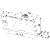 Вытяжка Franke Maris FMA 2.0 PRO 907 BK (330.0682.357)