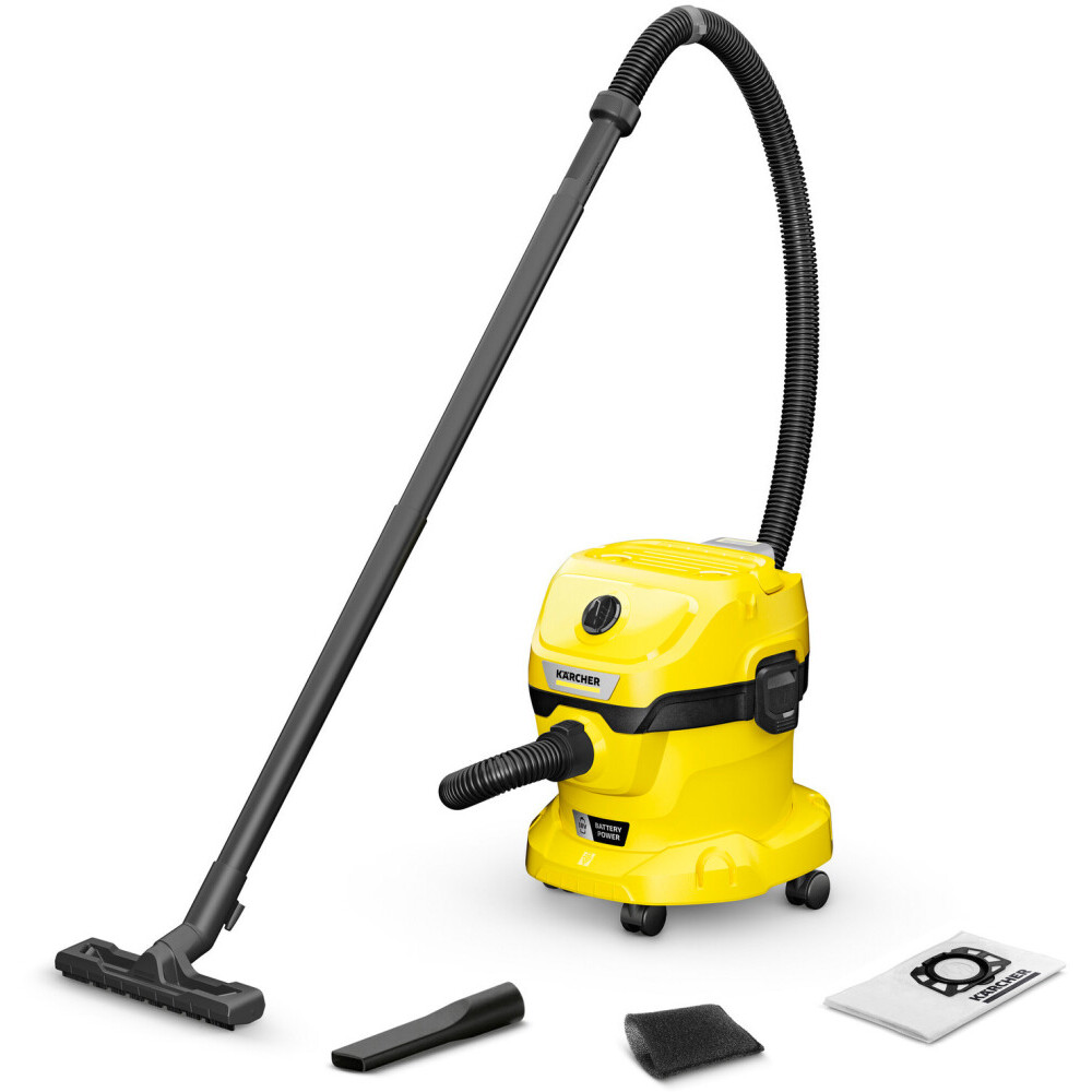 Профессиональный пылесос Karcher WD 2-18 V-12/18 - 1.628-500.0