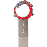 USB Flash накопитель 128Gb SmartBuy Metal Snake (SB128GB3MSN)