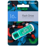 USB Flash накопитель 16Gb SmartBuy Glossy Green (SB16GBGSGSN)