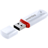 USB Flash накопитель 8Gb SmartBuy Crown White (SB8GBCRWSN)