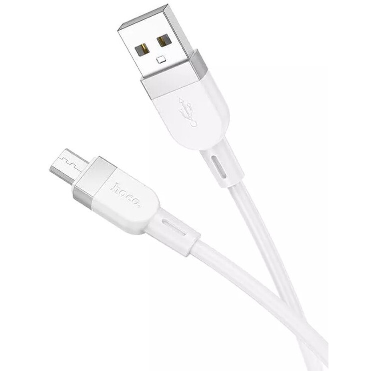 Кабель USB A (M) - microUSB B (M), 1м, HOCO X109 White (HC-36230) - 6942007636230