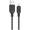 Кабель USB A (M) - microUSB B (M), 1м, HOCO X90 Cool Black - 6931474788429 - фото 2