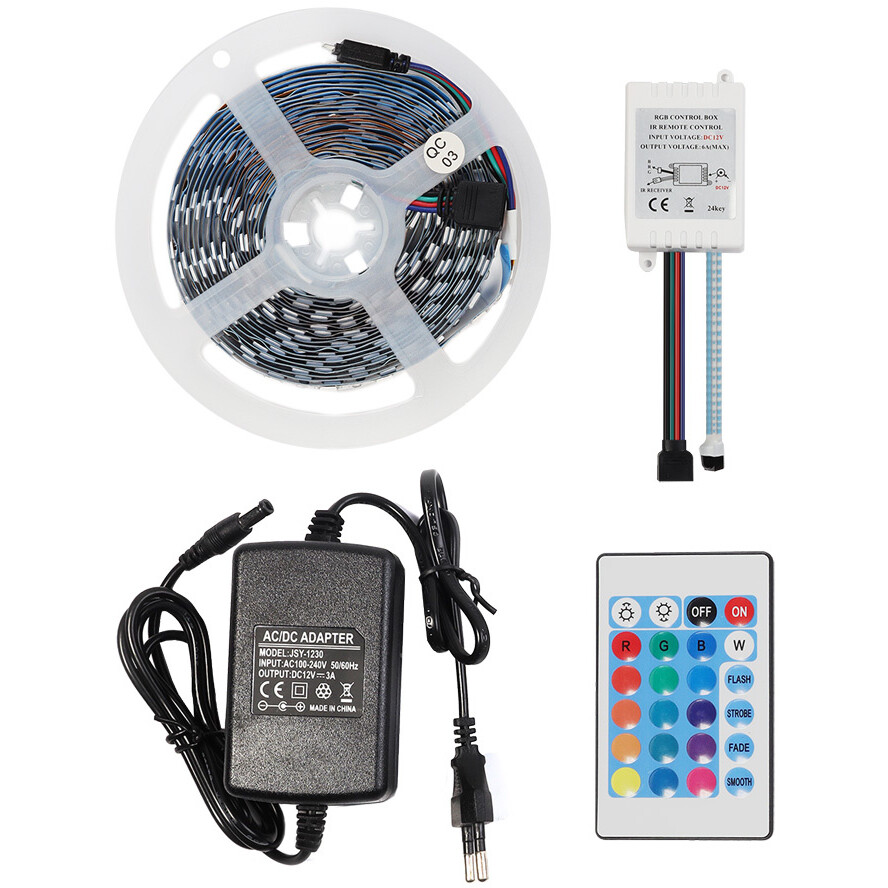 Светодиодная лента SmartBuy SBL-IP20-9-RGB-KIT