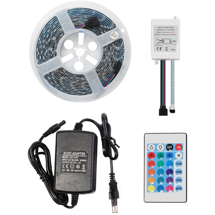 Светодиодная лента SmartBuy SBL-IP65-9-RGB-KIT