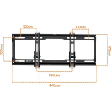 Кронштейн BURO MT1 Black (BM-EMVA74T035BK)