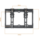 Кронштейн BURO MT2 Black (BM-EMVA52T025BK)