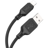 Кабель USB - Lightning, 1м, HOCO X90 Cool Black (HC-88405) (6931474788405)