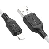 Кабель USB - Lightning, 1м, HOCO X90 Cool White (HC-88412) (6931474788412)