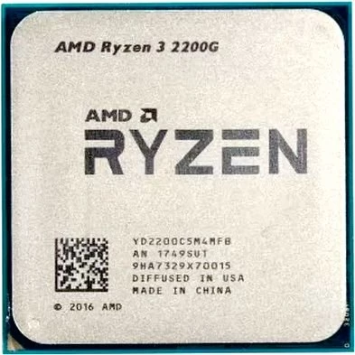 ..... Процессор AMD Ryzen 3 2200G OEM (0976), Б/У - YD2200C5M4MFB