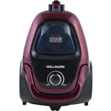 Пылесос WILLMARK VC-2630CYM Bordo