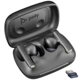 Гарнитура Plantronics (Poly) Voyager Free 60 UC Carbon Black Earbuds + BT700 USB-A Adapter (7Y8H3AA)