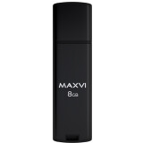 USB Flash накопитель 8Gb MAXVI MP2 Black (FD8GBUSB20C10MP2)