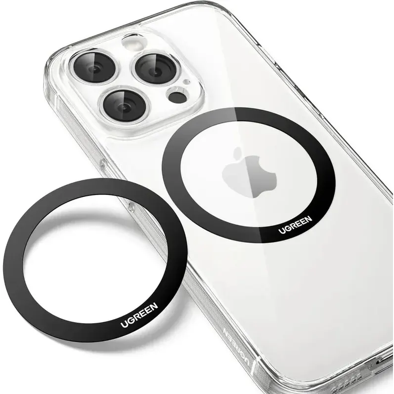 Кольцо-держатель UGREEN Metallic Magnetic Ring Piece for Magsafe Black (LP428) - 25766