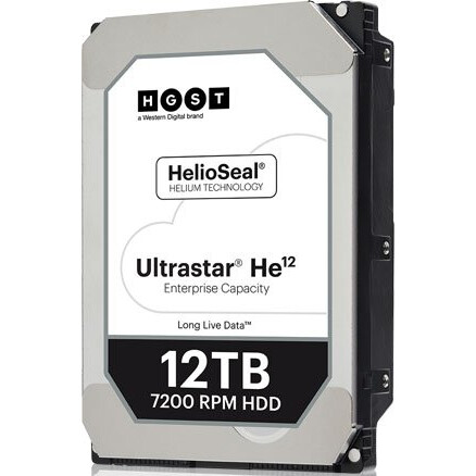 Жёсткий диск 12Tb SAS WD Ultrastar He12 (0F29562) - HUH721212AL4204