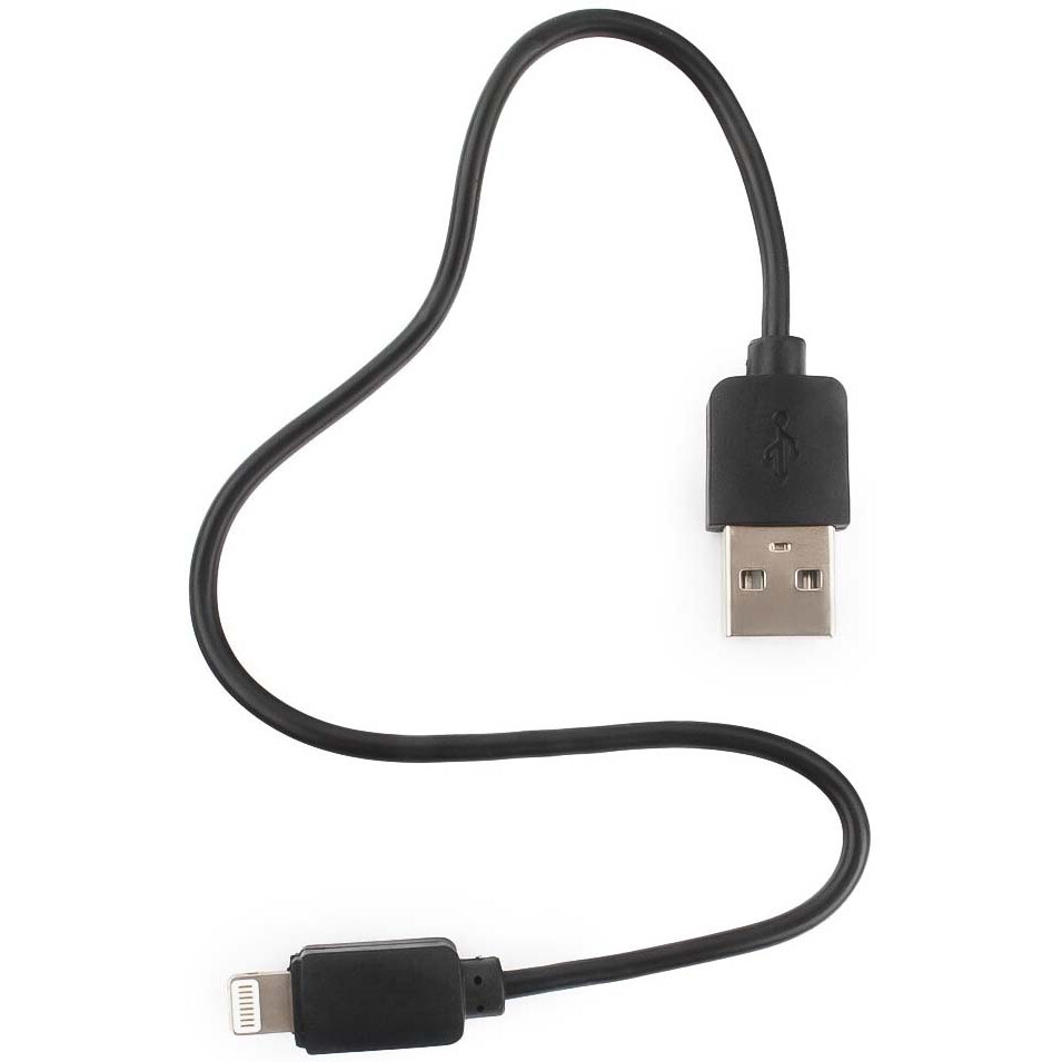 Кабель USB - Lightning, 0.3м, Гарнизон GCC-USB2-AP2-0.3M