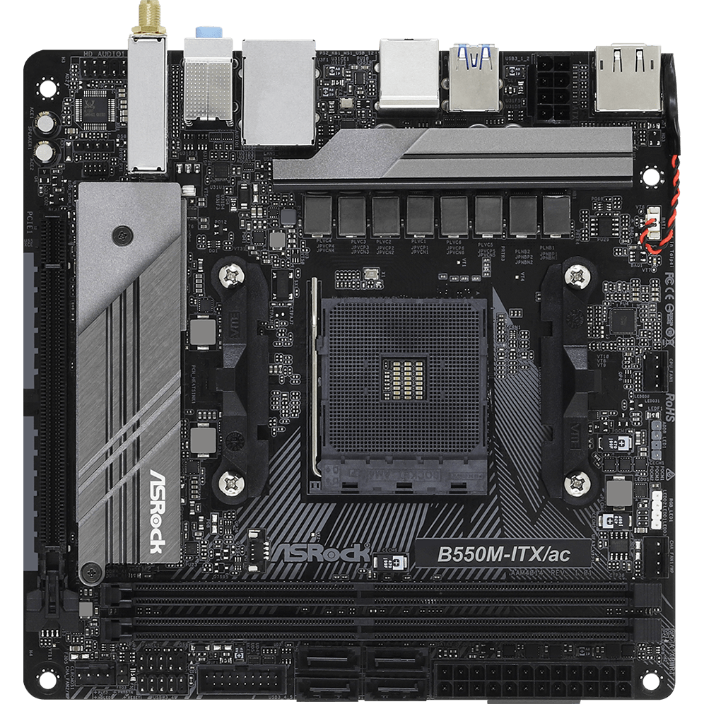 Материнская плата ASRock B550M-ITX/AC