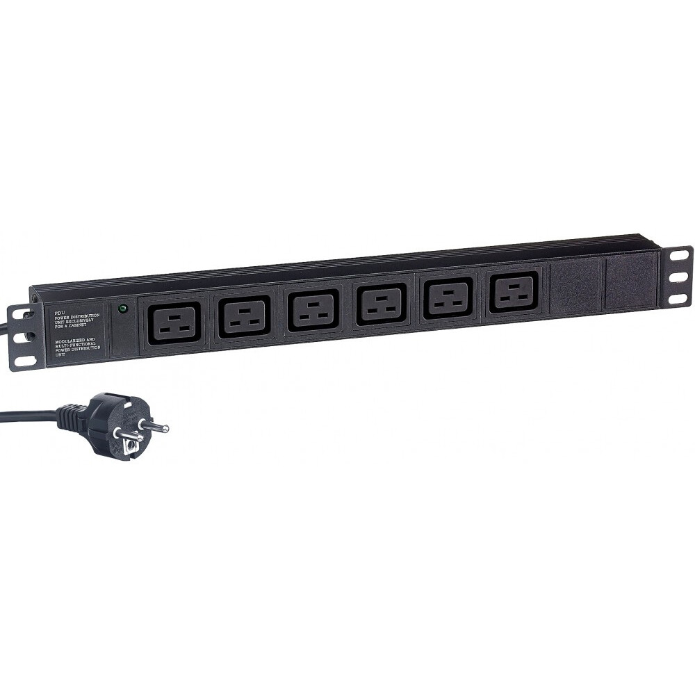 Блок розеток ExeGate PDU-19H013 Al-6C19-EU3CU-SW - EX280871RUS