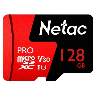 Карта памяти 128Gb MicroSD Netac P500 Extreme Pro (NT02P500PRO-128G-S)