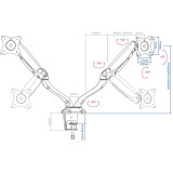 Кронштейн ARM MEDIA LCD-T22 Black