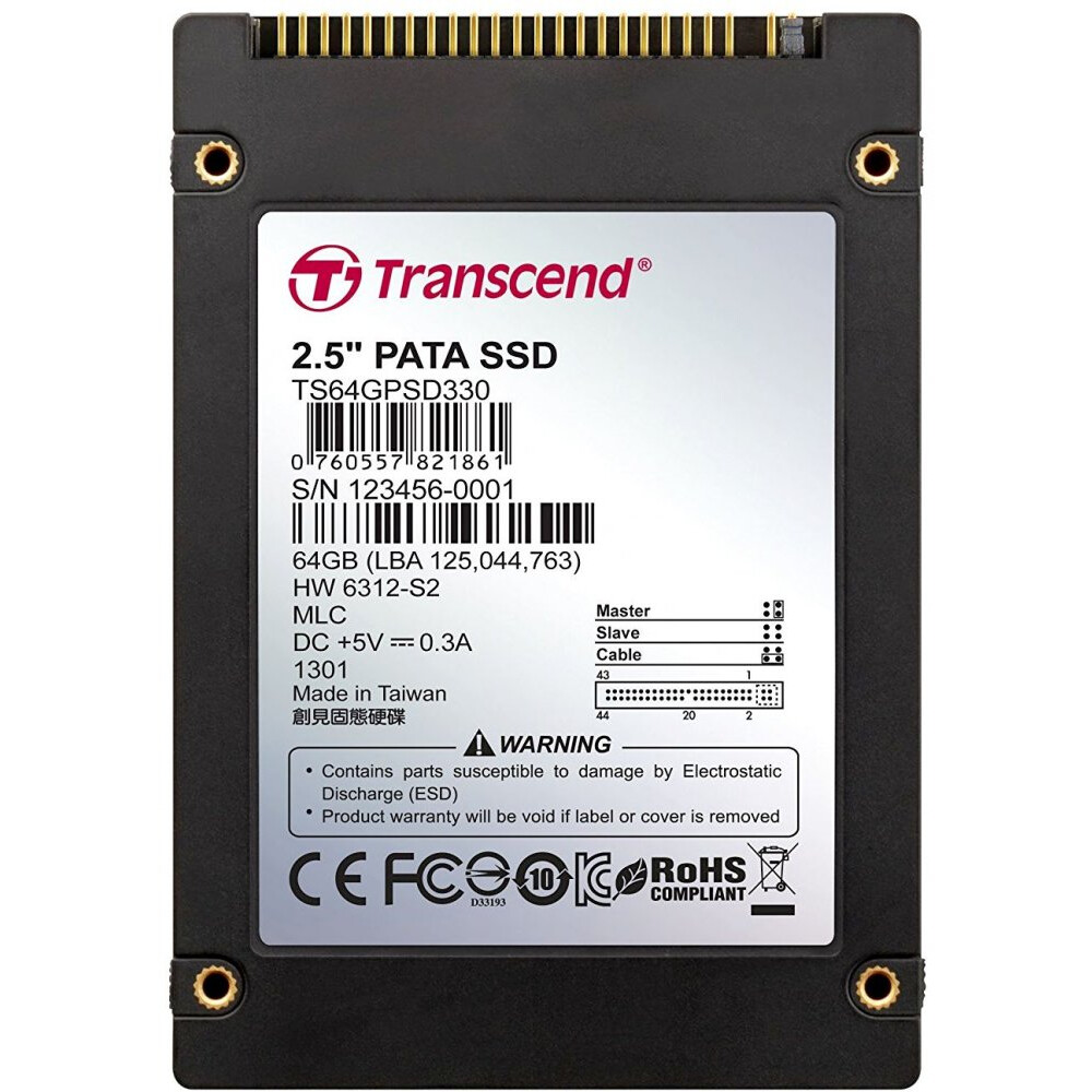 Накопитель SSD 64Gb Transcend 330 (TS64GPSD330) OEM