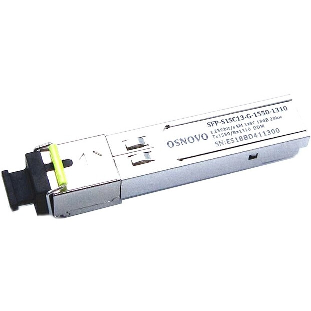 Трансивер Osnovo SFP-S1SC13-G-1550-1310