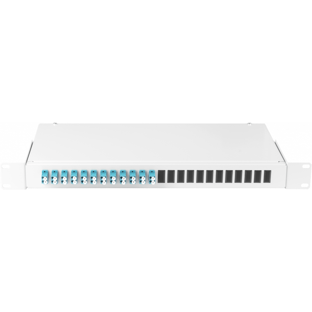 Оптический кросс NIKOMAX NMF-RP24LCUS2-WS-ES-1U-GY