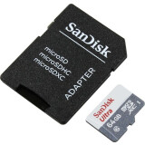 Карта памяти 64Gb MicroSD SanDisk Ultra Android + SD адаптер  (SDSQUNS-064G-GN3MA)