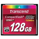 Карта памяти 128Gb Compact Flash Transcend 800x (TS128GCF800)