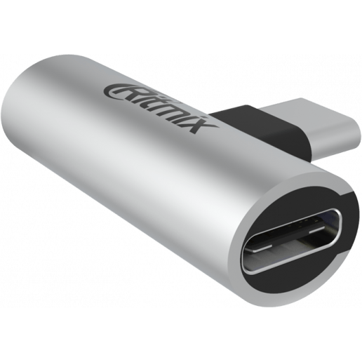 Переходник USB Type-C - 3.5 Jack/USB Type-C, Ritmix RCC-034 Silver