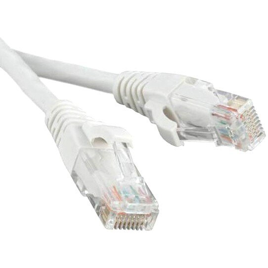 Патч-корд Hyperline PC-LPM-UTP-RJ45-RJ45-C6-0.5M-LSZH-WH, 0.5м