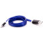 Кабель USB - Lightning, 1м, Gmini GM-MEL300FLAT Blue - GM-MEL300FLATBL