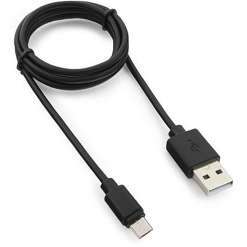 Кабель USB A (M) - microUSB B (M), 1м, Гарнизон GCC-mUSB2-AMBM-1M