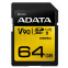 Карта памяти 64Gb SD ADATA Premier ONE (ASDX64GUII3CL10-C)