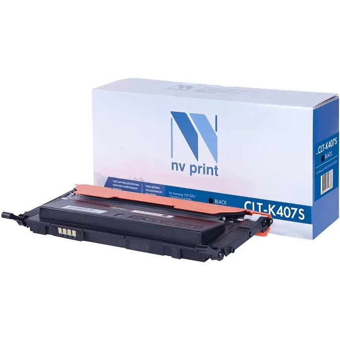 Картридж NV Print CLT-K407S Black