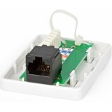 Розетка RJ-45 Hyperline SB2-1-8P8C-C6-WH