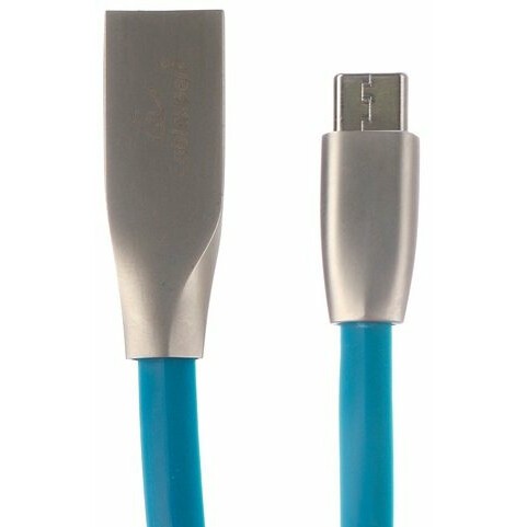 Кабель USB - USB Type-C, 1м, Gembird CC-G-USBC01Bl-1M