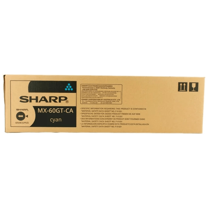 Картридж Sharp MX60GTCA/MX61GTCA Cyan