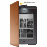 Чехол Amazon Kindle Touch Lighted Leather Cover Saddle Tan