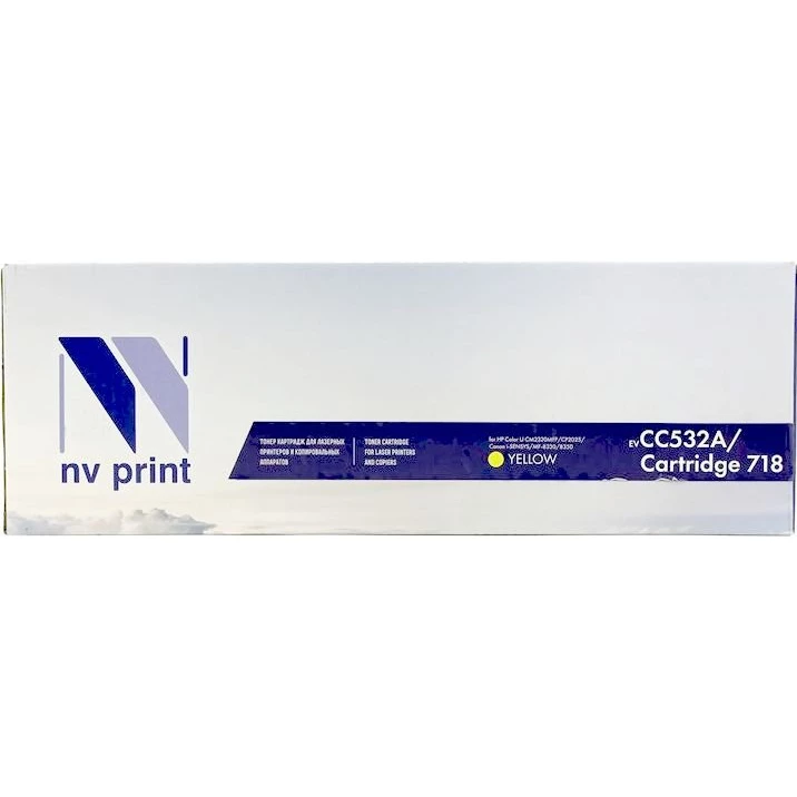 Картридж NV Print CC532A/718 Yellow - CC532A/718Y