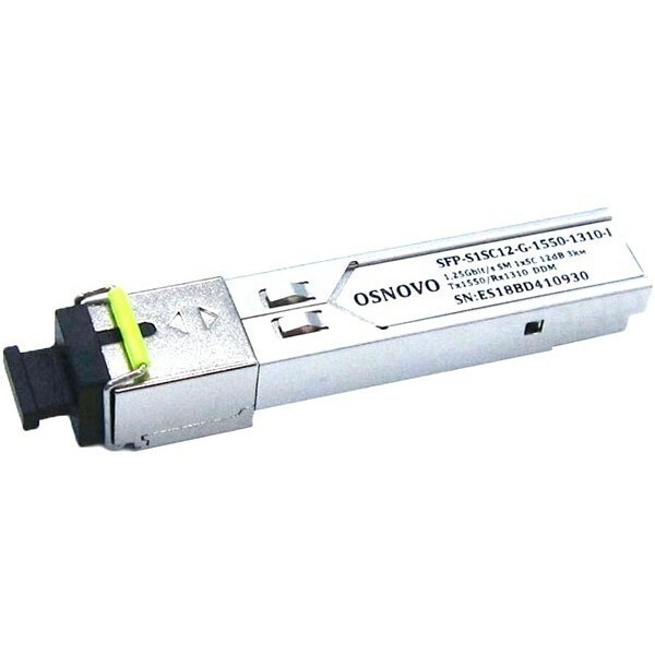 Трансивер Osnovo SFP-S1SC12-G-1550-1310-I