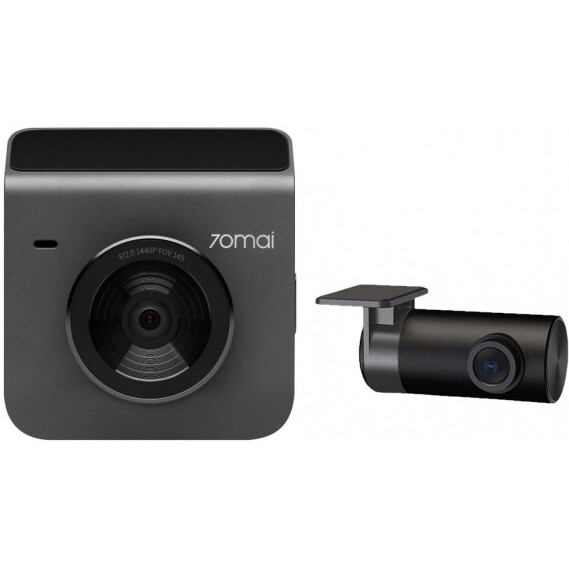 Автомобильный видеорегистратор 70mai Dash Cam A400 + Rear Cam Grey - Midrive A400-1